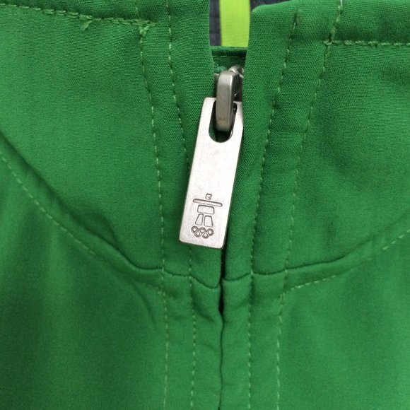Vancouver 2010 Olympic Games Womens Jacket XL Green Full Zip Licensed Elevate - Picture 3 of 8